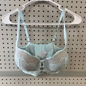 Adore Me Lace Underwire Bra - Soft Blue
